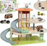 Classic World Houten Speelgoed Garage Duurzaam met Accessoires 19-delig