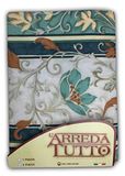 Tex family Sprei Gran Foulard Sprei Bankplaid Stof EDERA groen - 1 eenpersoonsbed