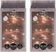 Anna's Collection Cascade draadverlichting - 2x - 100 leds - warm wit - 10 x 1 meter - timer