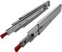 SOTECH 1 Paire (2) Glissières de tiroir entièrement extensibles KV1-250-H76-L406-LC Longueur 406 mm Capacité de charge 250 kg galvanisé