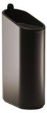 Poubelle mate noire de 2.5 litres