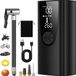 Compresseur d'air électrique 150 PSI avec écran LCD, batterie 6000 mAh, portable.