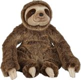 Ravensden knuffel Luiaard - 50 cm - bruin - pluche