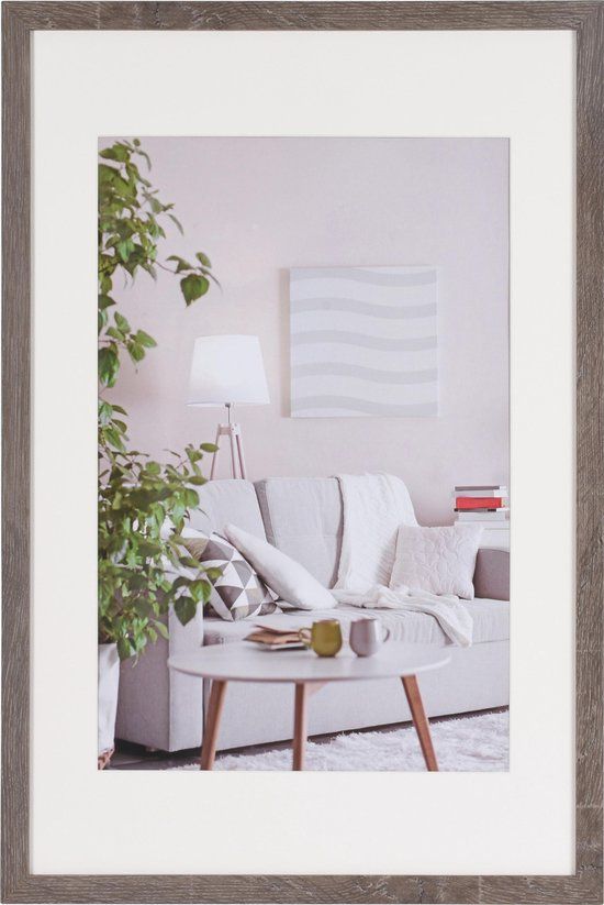 Henzo Modern Fotolijst - 40x60 cm - Donkergrijs