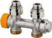 Heimeier Multilux eclypse afc van de radiator r1/2 recht oranje