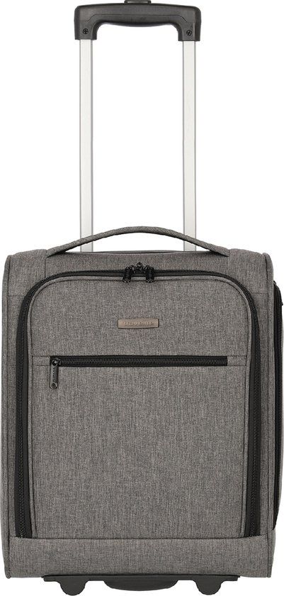 travelite Cabin 2W Trolley Underseater Melange Grijs 43cm - Softcase Handbagage