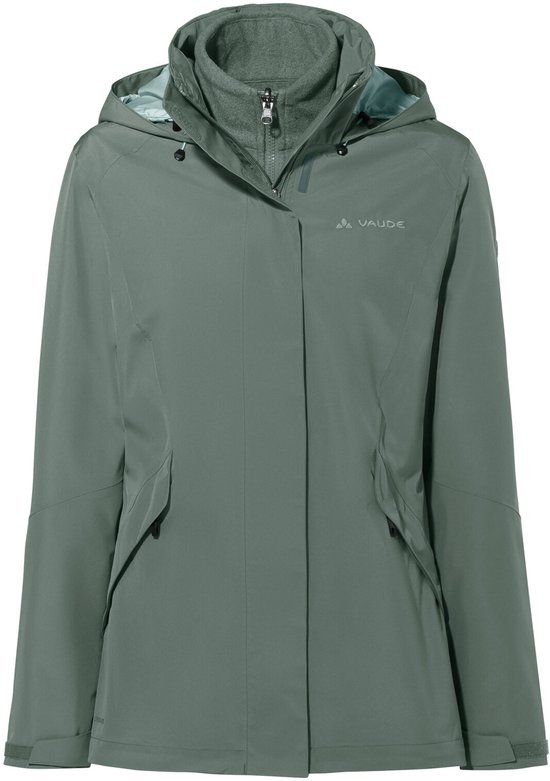 VAUDE Women's Rosemoor 3in1 Jacket II, agave, maat 38