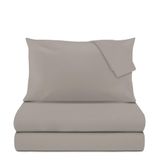 NIEUW KASANOVA Beddengoedset voor tweepersoonsbed, katoen, grijs
