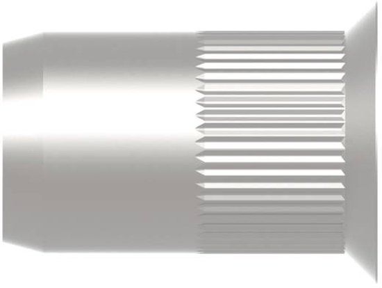 Gesipa blindklinkmoeren staal gekarteld verzonken kop M8 x 11 x 20,5 - 100 stuks