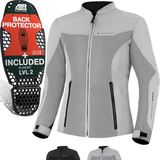 SHIMA Openair Dames Grijs Textiele Motorjas - Jas