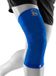 BAUERFEIND NBA golden state Sport compressieknieband Blauw Siliconen M