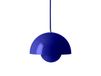 Made in Design &tradition Suspension FlowerPot Bleu Acier laqué Designer Verner Panton