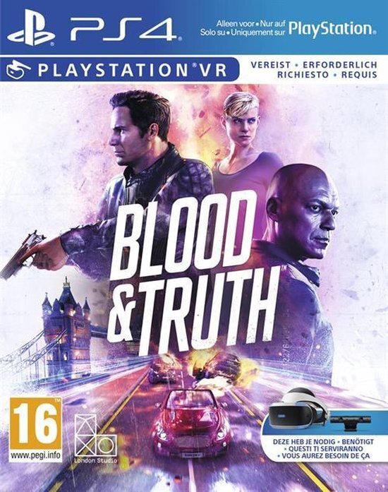 Sony blood & truth (psvr required) PlayStation 4