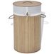 VidaXL Wasmand Rond Bamboe Natuurlijk