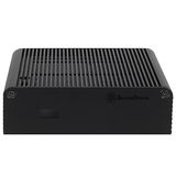Silverstone Petit PT14 - Zwart - Aluminium - PC Behuizing