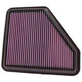 K&N Vervangend luchtfilter compatibel met Toyota Auris 1.4, 2.0D, 2.2D / Avensis 2.0, 2.2D / Corolla 1.4D, 2.0D / Verso 2.2D 2007- (33-2953)