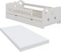 Vitalispa Jessica Kinderbed – 80x160 cm met lade en matras Wit