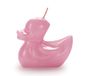 Decoratieve Candele di Giorgio Decoratieve eend - handgemaakte kaars roze baby - 7,5 x 10 cm - met zak