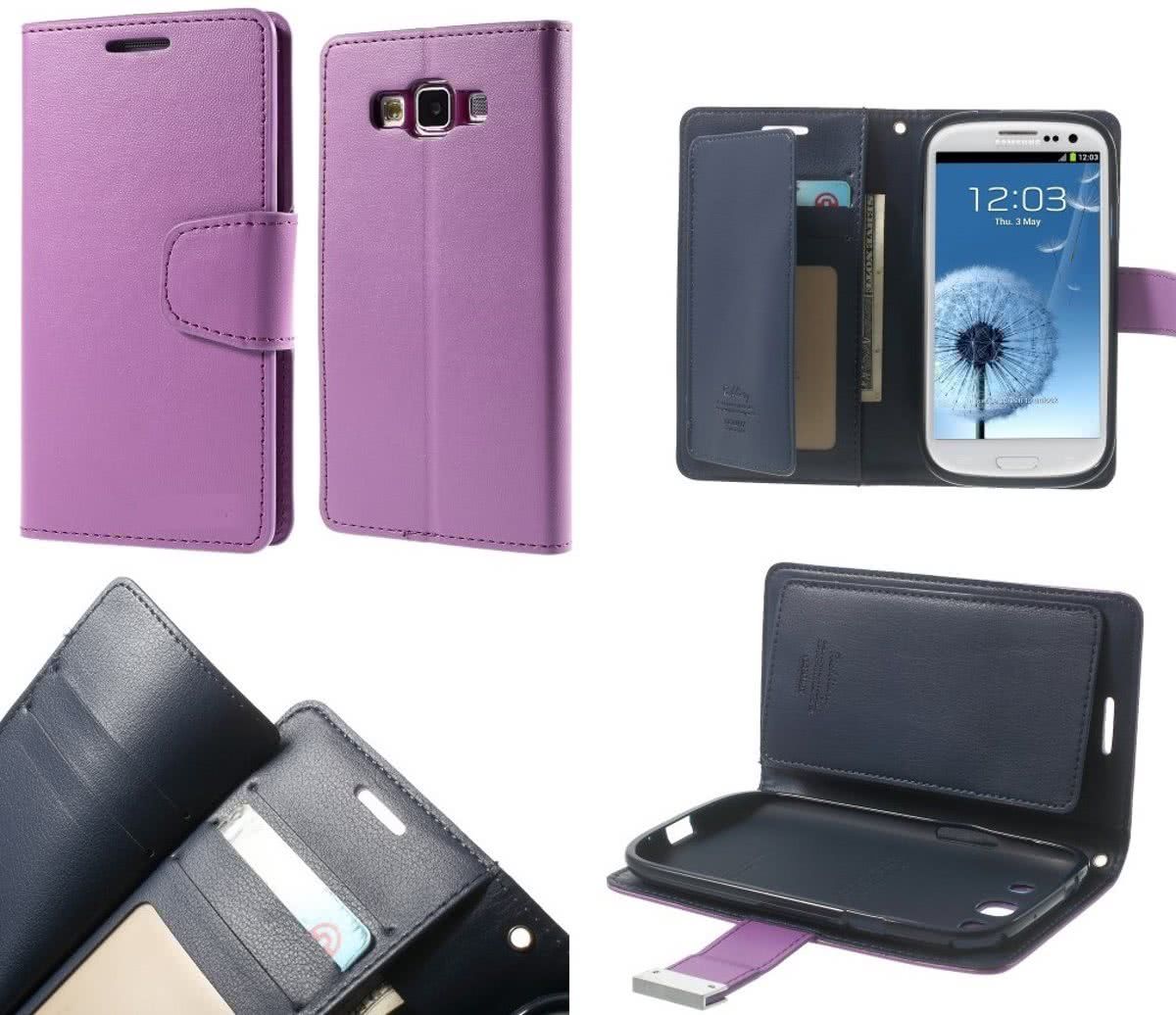 Mercury Rich Dairy wallet case hoesje Samsung Galaxy Core 2 paars