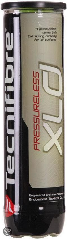 Tecnifibre XLD - 4 stuks - Geel - Tennisballen