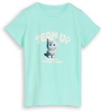 Tom Tailor T-shirt met fotoprint - Maat 92/98 - Light Mint
