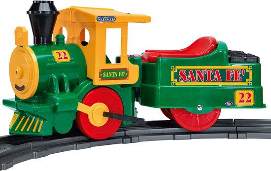 Peg Perego Sante Fe HBCED1071 - Trein - 6v - Groen/Rood/Geel