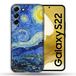 Beschermhoes Samsung Galaxy S22 Beschermhoes, motief: sterrennacht