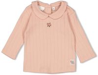 Feetje Woodland Bloom Longsleeve Pointelle Rib Roze - Maat 68