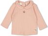 Feetje Woodland Bloom Longsleeve Pointelle Rib Roze - Maat 68