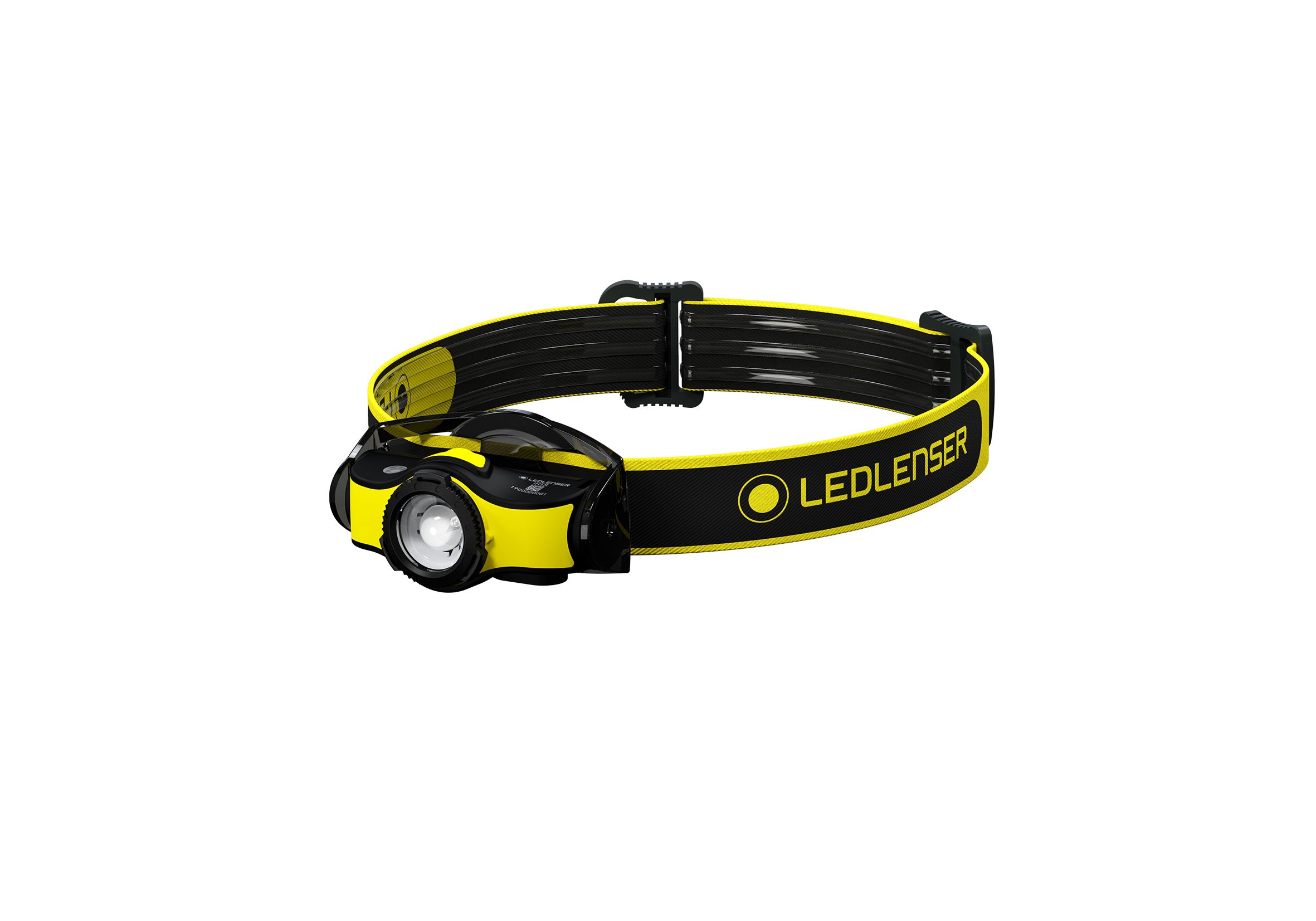 Ledlenser iH5R Headband Flashlight - Black, Yellow - 400 lm - Rechargeable
