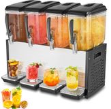 Vevor Commerciële Drankdispenser 4x12l