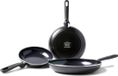 GreenPan Memphis Koekenpannenset 3-delig - 20/24/28cm - PFAS-vrije antikleeflaag - Pannenset inductie - Keramische pan - Ovenbestendig tot 160°C - Koudgrepen - Zwart