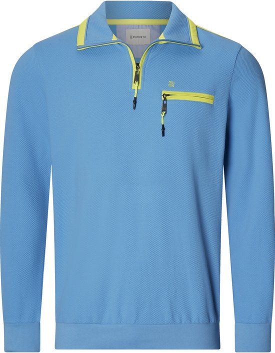 Babista heren Sweatshirt - 60/62 - blauw - Katoen/Polyester - Loose Fit
