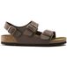 Birkenstock Milano Nubuck Mocca Pantoufles Hommes Taille 41