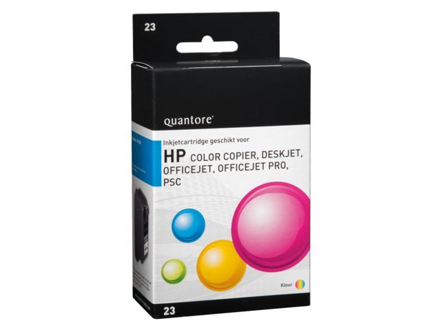 Quantore Inkcartridge HP C1823D 23 kleur
