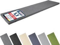 GARRONDA Bankkussen 160x40 cm – 4 cm dik – Waterafstotend & UV-bestendig – Grafiet