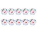 通用 Faucet 10PCS Accessories Hot Cold Water Labels Faucet Switch Red And Blue Label Decorative Cover Logo (B) ASIN