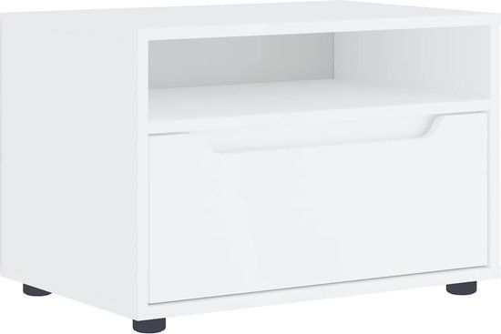 vidaXL Tv-meubel VISNES 60x40x38 cm bewerkt hout wit