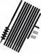 vidaXL foret de terre 100 mm avec rallonge de 9 m Acier