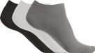 PROACT® Microvezel enkelsokken - pak van 3 paar PA033 - Storm Grey / White / Black - 39-42