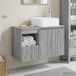 Maison Exclusive - Ensemble de meubles de salle de bain, 2 pièces, Sonoma gris, 83 x 35 x 80 cm