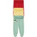 LUPILU Baby joggingbroek, hoog percentage biologisch katoen, 3-pack. (Geel/rood/groen, 50/56)