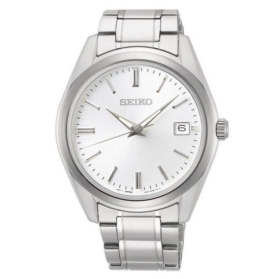Seiko New Link SUR307P1 Heren Horloge - Zilverkleurig - 40 mm