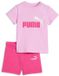 Puma MINICatS ESS T-shirt et short Mauve Glow Coton