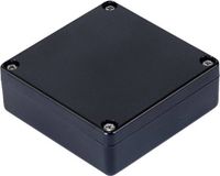 Hammond Electronics 1551WTBK Universele behuizing – 60 x 60 x 22 mm – ABS – Zwart