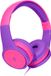 TTEC Bedrade oorkappen, hoofdtelefoon voor kinderen, verstelbare hoofdband, 3,5 mm AUX-aansluiting, roze-paars
