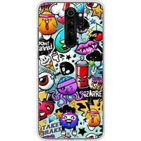 1001 coques Xiaomi Redmi Note 8 Pro Bedrukt siliconen hoesje Graffiti 2