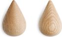 Normann Copenhagen Dropit - Porte-manteau - Bois - Lot de 2 pièces