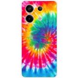 Xiaomi Bedrukt siliconen hoesje compatibel met Xiaomi Redmi Note 13 Pro 5G Tie Dye Spirale