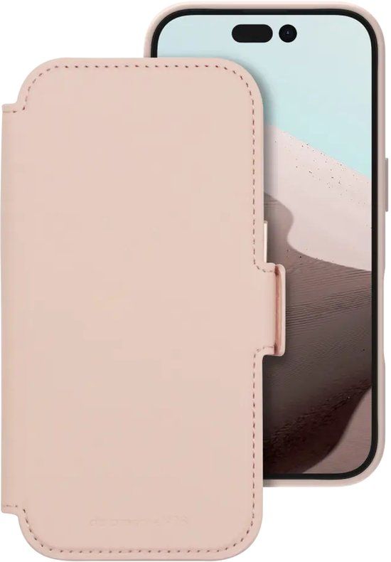 dbramante1928 Lynge Flip Cover voor Apple iPhone 16 - Roze Zand